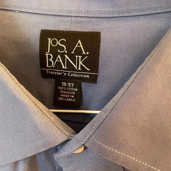 Jos. A.Bank blue button down shirt size 19/37 - Picture 3 of 4
